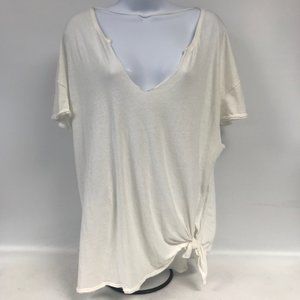 Free People We The Free Tie Waist Blouse Size M